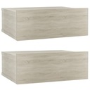 Висящие прикроватные столы 2 шт. Sonoma Oak 40x30x15 см