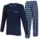 МУЖСКАЯ ХЛОПКОВАЯ ПИЖАМА С ДЛИННЫМ РУКАВОМ, КАРМАНАМИ