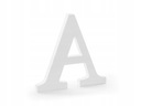 Деревянная буква А, белая, 21,5х20см.