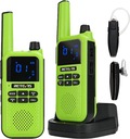 Retevis RA619 Walkie Talkie, радио с Bluetooth-гарнитурой, 2 шт.