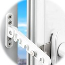 REGULATOR STOPNIOWY UCHYŁU OKNA UNIWERSALNY OGRANICZNIK GRZEBIEŃ BIAŁY