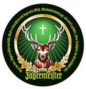 JAGERMEISTER _ naklejka 10cm _ DRUK KOLOR