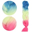 СИНТЕТИЧЕСКИЕ волосы для косичек ЦВЕТНЫЕ косички НАРАЩИВАНИЕ ВОЛОС ОМБРЕ