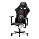 Herní židle Diablo Chairs X-Player 2.0, XL černá/bílá Hloubka nábytku 68 cm