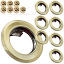 7x СВЕТОДИОДНЫХ ПОТОЛОЧНЫХ СВЕТИЛЬНИКОВ, КРУГЛАЯ МЕТАЛЛИЧЕСКАЯ РАМА ДЛЯ СВЕТОДИОДНЫХ ЛАМП, РОЗЕТКА GU10