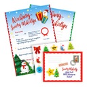 ПИСЬМО СВ. САНТА-НАБОР ДЕТСКИЙ С КОНВЕРТОМ