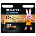 ЩЕЛОЧНЫЕ БАТАРЕИ DURACELL OPTIMUM LR6 R6 AA x8