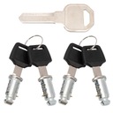 4x Zamki wkładki uniwersalne do bagażników.