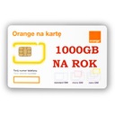 Karta Sim Do Routera Mobilny na Kartę Cały Rok 1TB