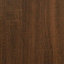 vidaXL Komoda, hnedý dub, 60x35x70 cm, materiál na báze dreva Farba prednej časti viacfarebná