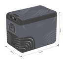 Компрессорный холодильник Yolco KX40 Carbon с Bluetooth