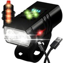 СВЕТОДИОДНАЯ ВЕЛОСИПЕДНАЯ ФОНАРЬ, АККУМУЛЯТОРНАЯ, МОЩНАЯ, 1000ЛМ + ЗАДНЯЯ ФОНАРЬ