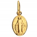 Чудесная медаль золото 333 8K Мария Мать Бога