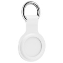 СИЛІКОНОВИЙ ЧОХОЛ ДЛЯ APPLE AIRTAG ЧОХОЛ ДЛЯ LOCAR KEY RING - БІЛИЙ