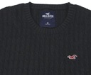 ** HOLLISTER **__M__Modny, super sweter w warkocze Rozmiar M