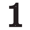 НОМЕР ДОМА ЦИФРОВОЙ 1 НЕРЖАВЕЮЩАЯ СТАЛЬ