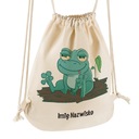 ŻABKA + Imię Twojego dziecka Worek Plecak szkolny