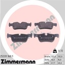 DISCOS ZAPATAS ZIMMERMANN SPORT PARTE TRASERA BMW 2 F44 280MM 