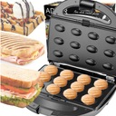 ГРИЛЬ ВАФЕЛЬЧИКА 5-В-1 СЭНДВИЧ-ОРЕХИ