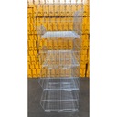 Регулируемая корзина, полка для товаров, контейнер 43х60 см.