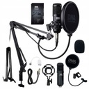 СТУДИЙНЫЙ КОНДЕНСАТОРНЫЙ МИКРОФОН DNA USB ИГРОВОЙ КОМПЛЕКТ ПОДСТАВКА POP-ФИЛЬТРА