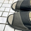 Papuče pánske šľapky elegantné prírodná koža 41 Dĺžka vložky 26.5 cm