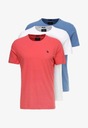 3x tričko Hollister tričko XL 3PAK abercrombie Dominujúca farba viacfarebná