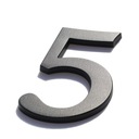 НОМЕР ДОМА, ЦИФРЫ ДЛЯ ДОМА, БУКВЫ графит 5