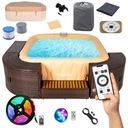 Садовый спа НАДУВНОЙ WIFI 6OS ГИДРОМАССАЖ + МЕБЕЛЬ