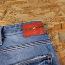 Džínsové nohavice EMPORIO ARMANI Dizajnové Džínsy Denim Nový Model 34 Odtieň svetlo modrý