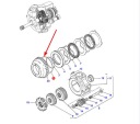 O-RING ПОРШНЯ КОРОБКИ MASSEY FERGUSON: 3000, 3100, 3600, 6100 117X3,53MM  (18876846110) фото min 6