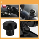 4 PIECES BLACK METAL PLUGS LUSTRZANE DO ANSWERS NA BOLTS INTERNAL MOTORCYCLE  photo 14