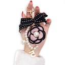 КУЛОН QUICK BEADS КУЛОН ДЛЯ ЧЕХОЛА ДЛЯ ТЕЛЕФОНА РОЗОВАЯ РОЗА С ЖЕМЧУГОМ