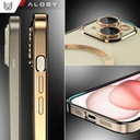 Etui MagSafe Case do iPhone 15 Glamour Luxury obudowa Slim Ring Alogy Złoty Marka Alogy