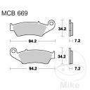 KIT PLAQUETTES FREINS FREINS DISQUE TRW MCB669ECphoto 12