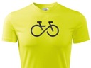 Техническая велосипедная футболка со светоотражающим принтом