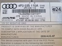 CHANGEUR DISQUES CD AUDI A6 4F/C6 RESTYLAGE 2010 4F0035110Aphoto 6