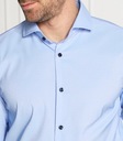Pánska slim fit košeľa BOSS modrá 41, L Dominujúci vzor bez vzoru