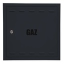 ГАЗОВАЯ ДВЕРЬ АНТРАЦИТ МАТОВАЯ 60x60