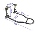 ПОДЪЕМНАЯ СТОЙКА ДЛЯ МОТОЦИКЛА 2 стойки ПЕРЕДНЯЯ + ЗАДНЯЯ