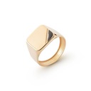 МУЖСКОЕ ЗОЛОТОЕ КВАДРАТНОЕ КОЛЬЦО С ПЕЧАТКОЙ, R25