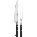 Zwilling Pro Set: нож и вилка для мяса.