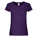 KOSZULKA Fruit of The Loom ladyORG Purple L Gramatura 145 g/m²