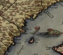 ИСПАНИЯ И ПОРТУГАЛИЯ Карта 30х40см 1592 г. М10