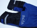 SKOGSTAD spodnie zimowe narciarskie OCIEPLANE na szelkach grube 80-86-92 Płeć chłopcy dziewczynki