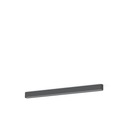 SOFT LED продолговатый современный графитовый потолочный светильник D95