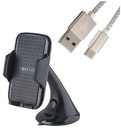 UCHWYT NA TELEFON DO SAMOCHODU NA DESKĘ SZYBĘ KOKPIT + KABEL USB C GRATIS