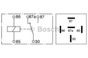 RELÉ UNIVERSAL 30A 5 PIN 0332209151/BOS BOSCH 