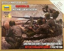 Звезда 6286 Американский пулемет Browning M2 с расчетом 1:72