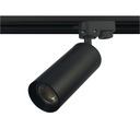 Светодиодный трековый прожектор GU10, черный F1